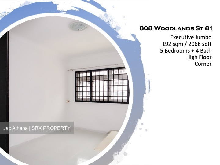 Blk 808 Woodlands Street 81 (Woodlands), HDB Executive #190196242